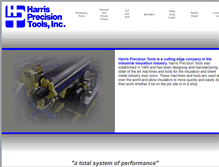 Tablet Screenshot of harrisprecisiontools.com